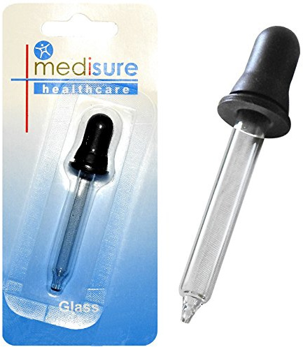 NECALON Medical First Aid Eye Dropper Clear Glass Pipette x 1 Tube