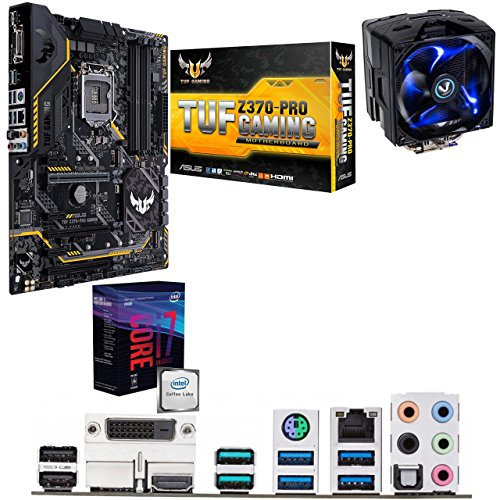 Components4All Intel Coffee Lake Core i7 8700K 5.0GHz Overclocked CPU, ASUS TUF Z370-PRO GAMING Motherboard, Sapphire Vapor-X Cooler Pre-Built Bundle NO RAM