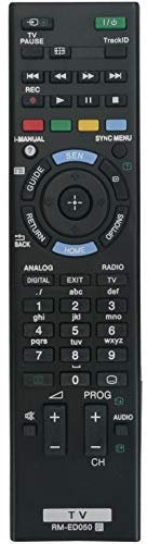 ALLIMITY RM-ED050 Fernbedienung Ersetzt für Sony Bravia TV KDL-46EX650 KDL-46EX653 KDL-46EX655 KDL-40EX650 KDL-40EX653 KDL-40EX655 KDL-32EX650 KDL-32EX655 KDL-26EX550 KDL-26EX555 KDL-22EX550