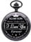 CokinkiDs Taschenuhr für Jungen Kinder Schwarz Römische Zahlen Display Kette Halskette Anhänger Der größte Vater zu Meinem Sohn Fob Uhr Geburtstag Box