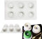 XiaoShenLu Silicone Français Mousse Gâteau Moules 3D Ustensiles de Cuisson Moule DIY, 6 trous Vortex Heart