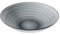Guzzini Twist Centromesa/Frutero, Post Consumed Recycled de poliéster, copolímero acrilonitrilo estireno, gris, 37 cm