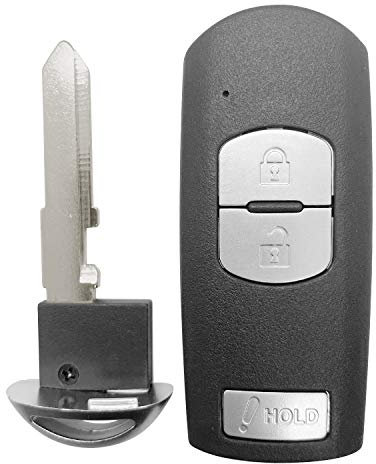 AUTO KEY MAX For 2012-2018 Mazda 3 5 CX-3 CX-5 Smart Remote Key Fob 3 Button FCCID:WAZSKE13D01 D02 ;by (SINGLE)