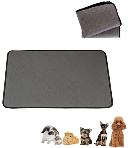 PenuSpt PIPI Pads für Meerschweinchen Käfig Einlagen 2 Stück Waschbares Pee Pad Haustiere und Welpen,Superschnelle absorbierende,rutschfest,Wasserdicht schnell absorbierend PIPI Unterlagen
