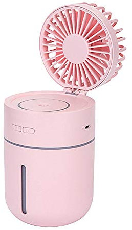 Jjoer Ventilatore Elettrico Nebulizzatore Ventilatore Ventilatore Silenzioso con Telecomando Ventilatore con Nebulizzatore da Interno per Portatile All'Aperto Red