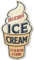 Open Road Brands Delicious Ice Cream Metallschild – lustige Vintage-Wanddekoration für Küche oder Esszimmer
