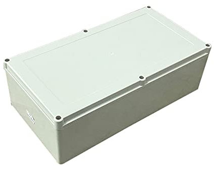 IP65 ABS Waterproof Junction Box, 325x170x103mm Waterproof Dustproof Outdoor Project Box Cable Connection Protective Enclosure, White, 1 Pcs