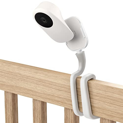 TIUIHU Flexible Crib Mount for Nooie Baby Monitor,Versatile Twist Mount for Nooie Baby Monitor