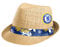 FOCO Official Chelsea FC Men's Football Trilby Straw Sun Hat Multicolour