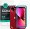 Ibywind Cristal Templado para iPhone 14 6,1,con Metálico Protector de Lente,Resistente a los arañazos
