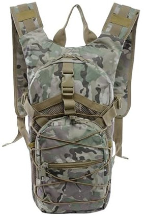 Taktische Combat Camouflage Tasche Outdoor Sport Pack Wanderrucksack Rucksack 20L Rucksack, camouflage, Medium