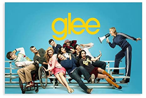 FUKITT Demi Lovato Glee Poster auf Leinwand, Schlafzimmer-Dekor, Sportlandschaft, Büro, Raumdekoration, Geschenk, ungerahmt, 30 x 45 cm