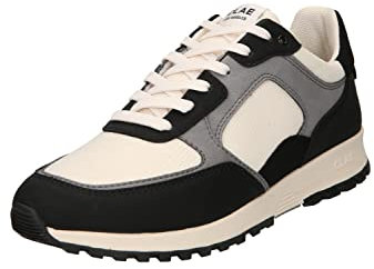 Clae Herren Sneaker Low Joshua schwarz/dunkelgrau/Creme 8,5 (41,5)