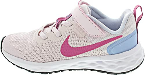 NIKE Revolution 6 Basket, Perle Rose/Cosmique Fuchsia-Cobalt Bliss, 18.5 EU