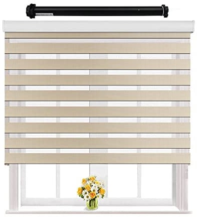 Smart Curtain Blinds Customized Curtain Electric Roller Shade Motor ZM25 Home Remote Control (Color : 1.5m, Size : 1.4m)