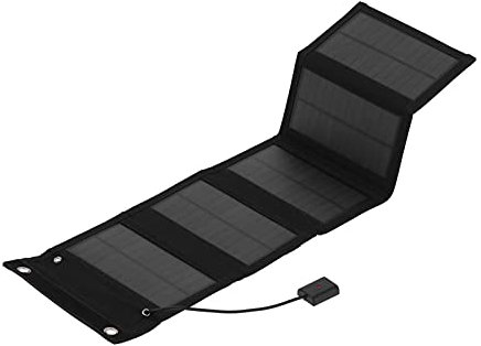 Kit de Panneaux Solaires 20W 5 Fois, Kit de Batterie Portable, Panneau Photovoltaïque pour Voyage en Plein Air Camping 20W 5 Fois pour la Famille