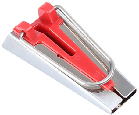 NUOBESTY Bias Tape Maker Satz 18mm Rot Schrägbandformer Für Stoff Nähwerkzeug Für Selbstgemacht Quiltprojekte Präzisionswerkzeug Für Stoffschrägbänder Handwerkszubehör Für