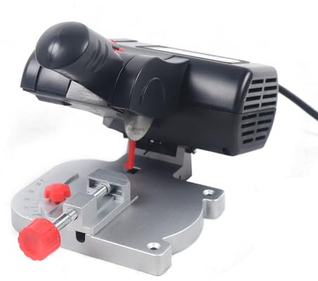 Mini troncatrice da 90 W, sega elettrica per metallo, portatile, 4500 giri/min, troncatrice, 0-45°, regolabile per legno, metallo