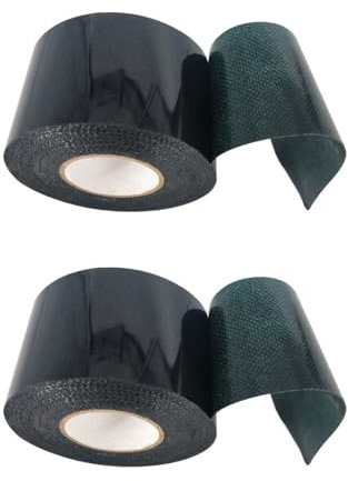 Lot de 2 rubans adhésifs double face pour gazon artificiel, 50 mm x 5 m, ruban adhésif pour gazon artificiel, ruban adhésif vert pour gazon artificiel, ruban adhésif pour pelouse, extérieur, tapis