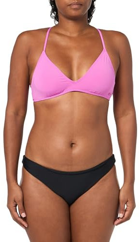 Roxy Beach Classics Athletic Bikini Top Parte Superiore, Bocciolo di Rosa, S Donna