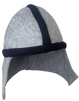 REMOwool 100% feltro di lana sauna cappello cavaliere casco aiuta a proteggere la testa dal calore