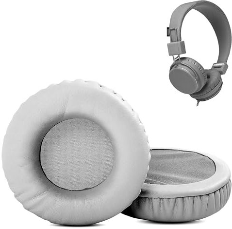 HTINDUSTRY Coussinets de Remplacement compatibles avec Le Casque Supra-auriculaire Urbanears Plattan Coussinets avec Cuir protéiné Plus Doux/Mousse à mémoire de Forme
