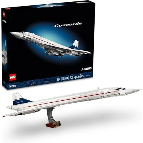 LEGO Icone: Aerei Concorde - 2083 Pezzi Kit Costruzione (10318)