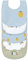 LÄSSIG Baby Kleinkind Lätzchen Set (5 St.) Klettverschluss Baumwolle wasserdicht/Value Pack Bib Happy Fruits Lemon