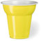 Generico 500 Bicchieri plastica CAFFE' da 70 cc | VARI COLORI | bicchierini da caffè 70ML bicchieri caffè colorati MADE IN ITALY (Giallo)