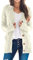 DAduhui Offerta Lampo Cardigan Lana Rosa Cardigan Lungo da Donna Cardigan Maglia Inverno Casual Lungo Lana Cardigan Elegante a Manica Lunga Laterale con Bottoni e Tasche
