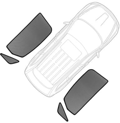 Parasoles para Hyundai para Santa Fe TM Santafe 2019-2022 2023 Parasol Coche Magnético Cortina Parabrisas Delantero Ventana Lateral Trasera Parasoles Shieldld Unidades Parasol Coche(Rear Triangular)