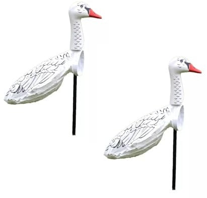 2er Set Windgans Gänse Windspiel Gans Maritime Gartendeko Windsack