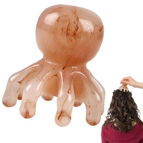 Head Massager Comb - Octopus Hair Brush Head Scalp Massager Comb | Head Spa Equipment Scalp Massage Tool Unique Massage Points for Head Body Relaxing