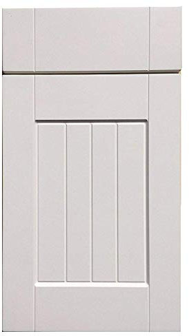 Ivory Tongue and Groove Panel Shaker Unit Cupboard Doors (555mm x 446mm) Stylish Design Easy to Install Perfect for Kitchen or Bathroom Renovation项目