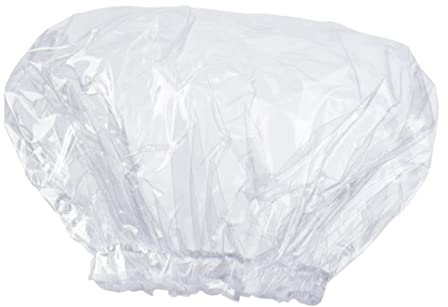 WRITWAA Gorro De Ducha Transparente Reutilizable Para Adultos Mujer Hombre Gorro De Baño Hogar