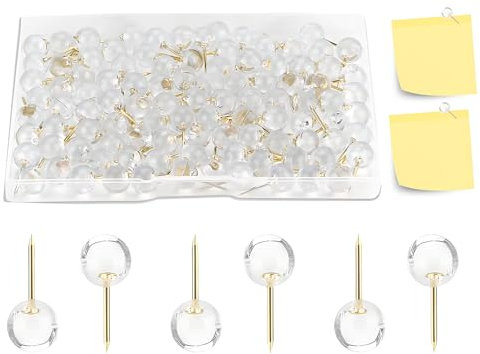 100 Stück Reißnägel,Reizzwecknadeln,Reisszwecken,Pins für Pinnwand,Stecknadeln Ohne Kopf,Kann für Dekorative Zwecke wie Wände, Stecktafeln, Korkplatten usw Verwendet Werden.