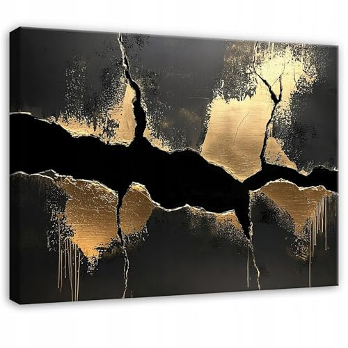 WallArena Leinwand Bilder 60x40 cm | Abstrakt, Leinwandbilder, Bild auf leinwand, Format: 60x40 cm (BxH) - einteilig auf Canvas Leinwand. Das Leinwand