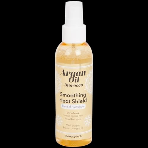 The Beauty Dept. Arganöl Hitzeschutz-Spray, Glättende Thermische Pflege für alle Haartypen, mit Bio-Arganöl aus Marokko