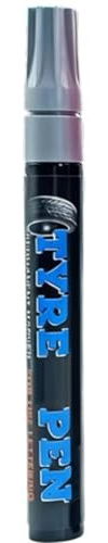 Tyre Paint Pen - Water Based Ink, Erasable, Weatherproof Marker, Non-fading and Quick Drying | Suitable for Car, Tyres and Labelling