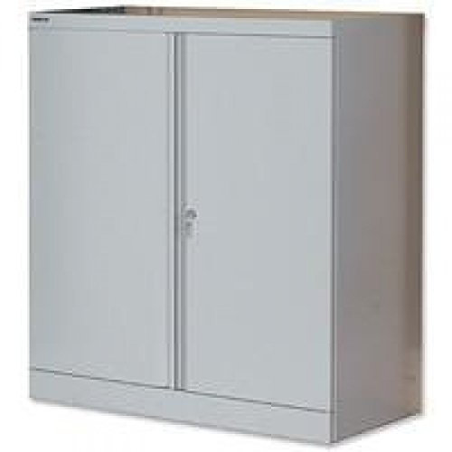 Jemini 2 Door Stationery Cupboard 420x960x1005mm Grey KF08501
