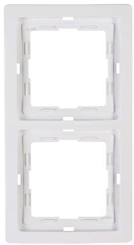 Kopp Marco para Enchufes, para 2 Enchufe Venedig, Color Blanco, 400229063