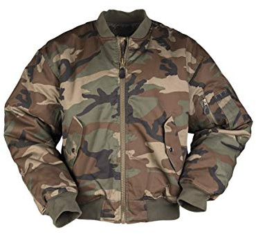 Mil-Tec - Bomberjacke, woodland