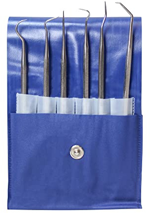 Picks & Carvers Set 6 Piece Stainless Steel, 5mm x 160mm x 100mm