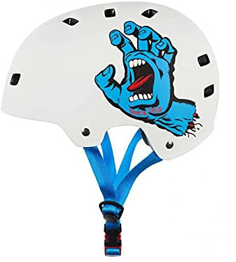 BULLET Santa Cruz Screaming Hand Helm weiß weiß S/M 54-57 cm