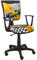 Best For Kids Kinderschreibtischstuhl Jugend-Bürostuhl Kinder-Drehstuhl 6 Design Formel1 F1 Motor SPIDDO (SPIDDO F1-GELB)