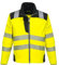 Portwest PW3 Warnschutz-Softshelljacke, Größe: M, Farbe: Gelb/Schwarz, T402YBRM