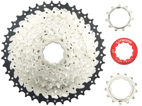 10 Speed Cassette 11-42T MTB Cassette 10 Speed Fit for Mountain Bike, Road Bicycle, MTB, BMX, SRAM, Shimano