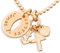 Namenskette 925 Silber Goldkette mit Gravur Taufkette Taufe Silberschmuck Taufschmuck Glaube Liebe Hoffnung Kette Ichtys rosegold Kommunion | HANDMADE IN GERMANY