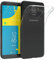 EAZY CASE Hülle kompatibel mit Samsung Galaxy J6 Schutzhülle Silikon, Ultra dünn, Slimcover, Handyhülle, Silikonhülle, Backcover, Durchsichtig, Klar Transparent