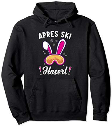 Apres Ski Hase Skihaserl Pullover Hoodie